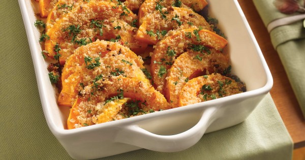 Parmesan Butternut Squash Gratin