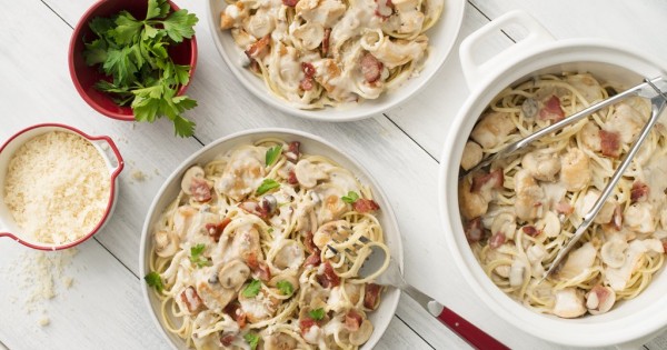 Creamy Chicken Carbonara