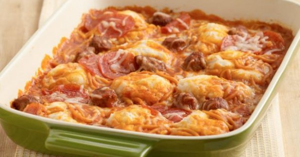 Chef Boyardee® Pepperoni Spaghetti Bake