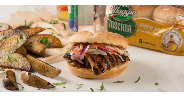 Balsamic Barbecue Chicken with Italian Coleslaw