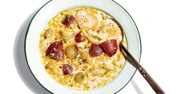 Cod and Pearl Onion Stew