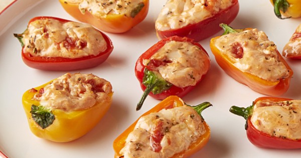 Cheesy Pizza-Stuffed Peppers