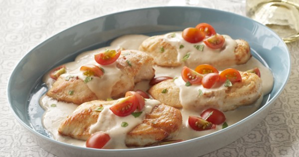 Chicken in Creamy Pan Sauce