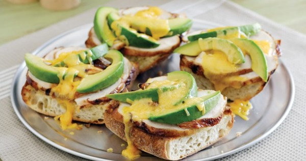 Chicken, Avocado and Cheddar Melt