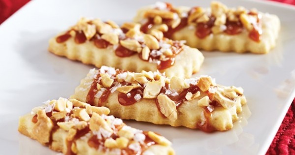 Salted Caramel & Cashew Cookies