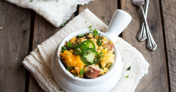 Slow-Cooker Cheesy Corn Dog Casserole