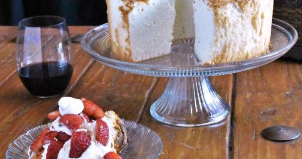 Angel Food Cake and the Secret to Strawberries
