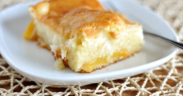 Peaches and Cream Cake