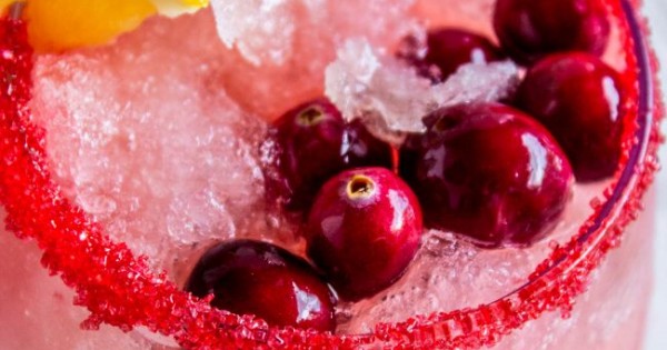Sparkling Christmas Slush Drink