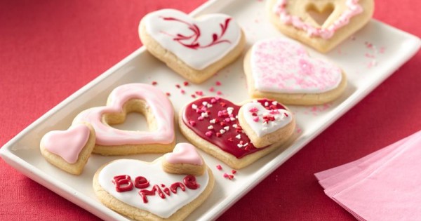 Sweet Heart Cutout Sugar Cookies