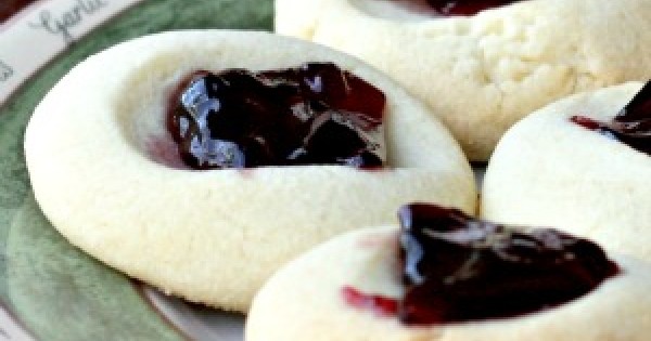Happy Birthday Thumbprint Cookies