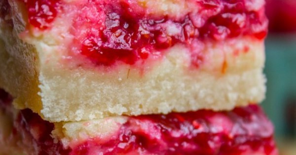 Raspberry Swirl Cheesecake Bars