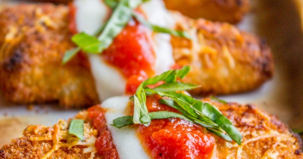 Crispy Fish Parmesan (just like Chicken Parmesan)