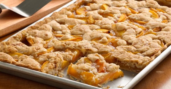 Peach Slab Pie