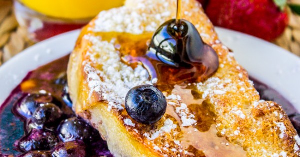 Overnight Blueberry French Toast Casserole