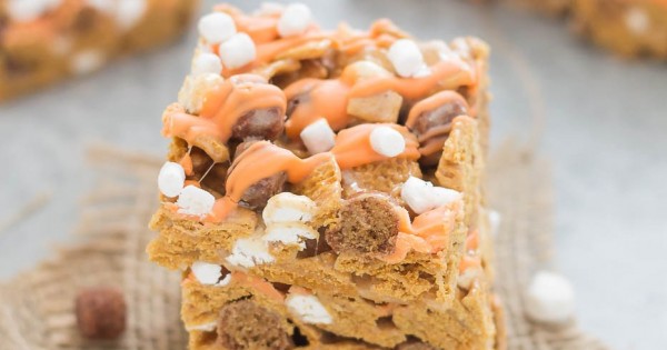 Pumpkin Spice S'mores Bars