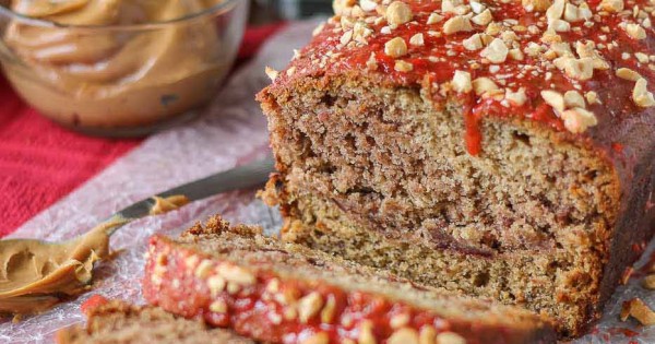 Peanut Butter and Jelly Banana Bread