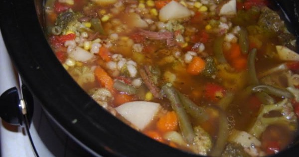 French Dip Barley Soup