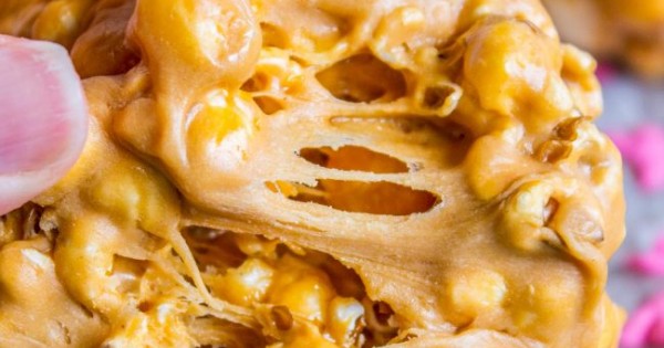 Peanut Butter Butterscotch Popcorn Balls