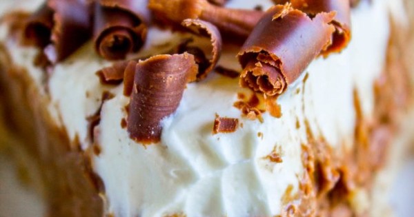 Classic French Silk Pie with Really Thick Graham Cracker Crust