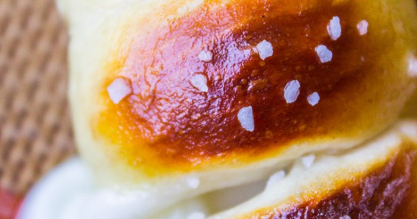 Mozzarella-Stuffed Soft Pretzels