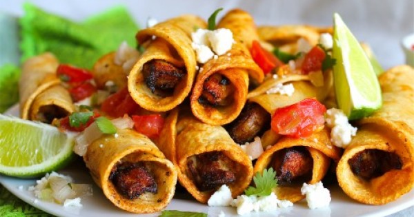 Chicken Flautas (Taquitos)