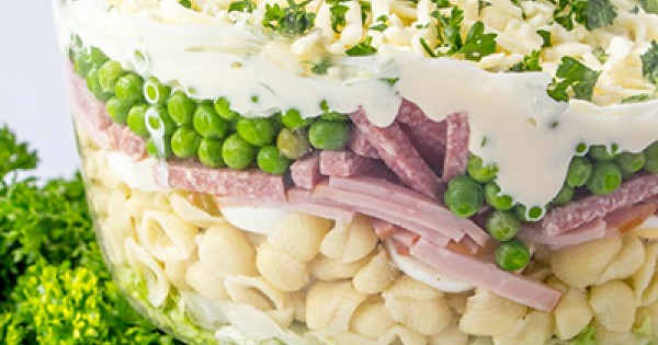 Make-Ahead Eight Layer Salad