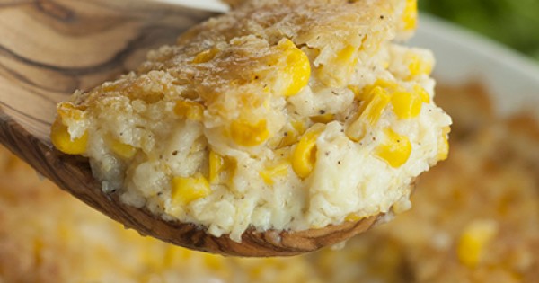 Old-Fashioned Creamed Corn Casserole