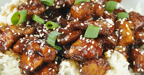 Baked Honey Sesame Chicken