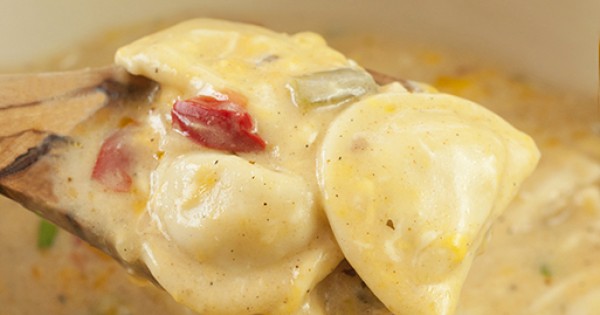 Cheesy Cajun Chicken Pierogy Bake