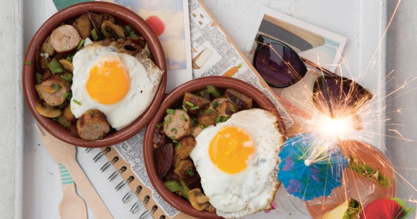 Cajun Hash Browns With Irish Sausage