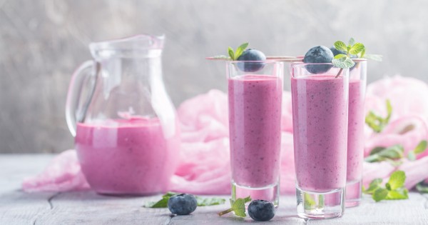 Blueberry Pineapple YOP Smoothie