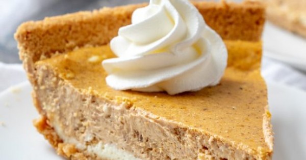 Double Layer Pumpkin Cheesecake