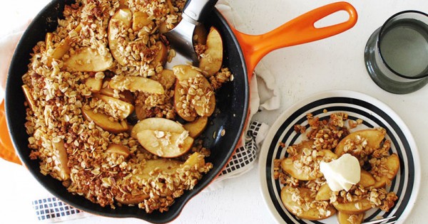 Bourbon Apple Crisp