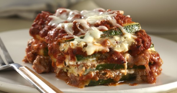 Zucchini Lasagna with Ground Turkey