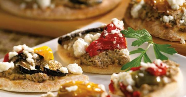 Middle Eastern Mini Pita Bites