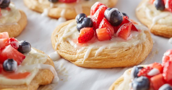 Mixed Berry Cream Cheese Danish