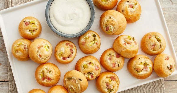 Dill Pickle Crescent Pinwheels