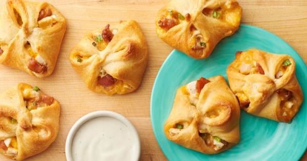 Sweet Hawaiian Chicken Bacon Ranch Crescent Bites