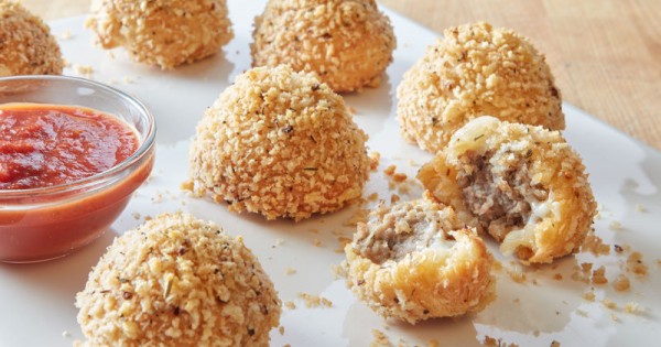 Italian Meatball Crescent Buns