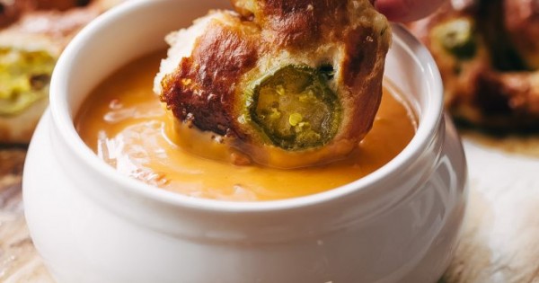 Cheddar Jalapeño Soft Pretzels