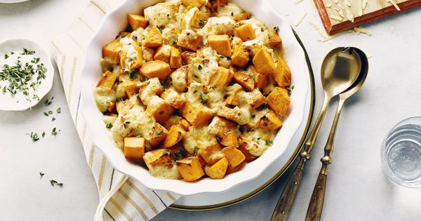 Golden Sweet Potato Bake