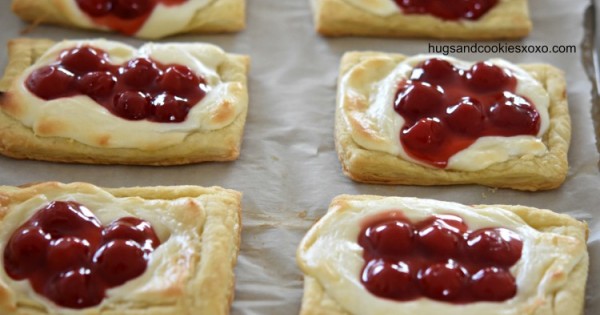 Cherry Cream Cheese Danish