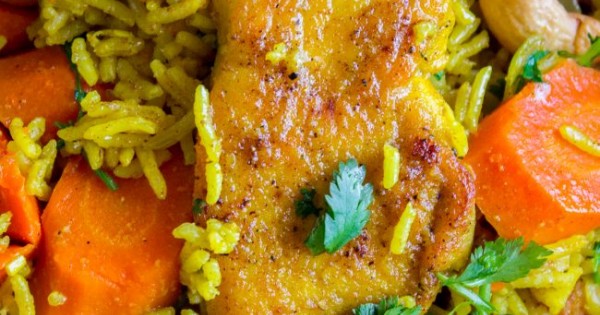 Chicken Biryani (30 Minute Indian Chicken & Rice)