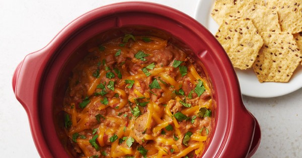 Slow-Cooker Smoky Chorizo Bean Dip