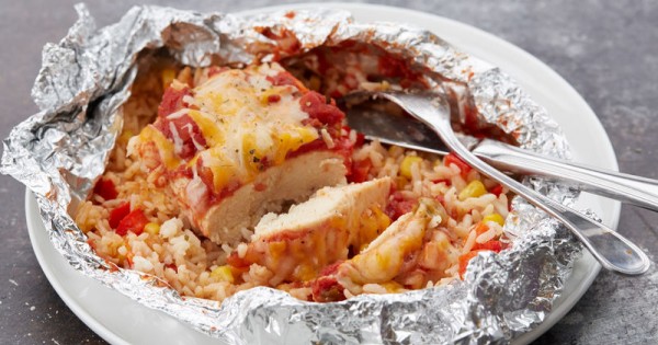 Salsa Chicken Foil Packs