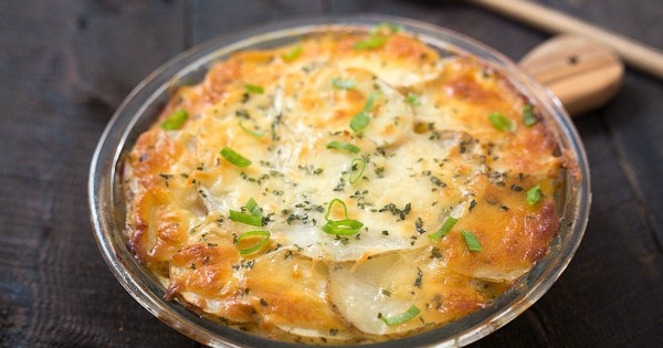 Skinny Chicken Loaded Potato Casserole