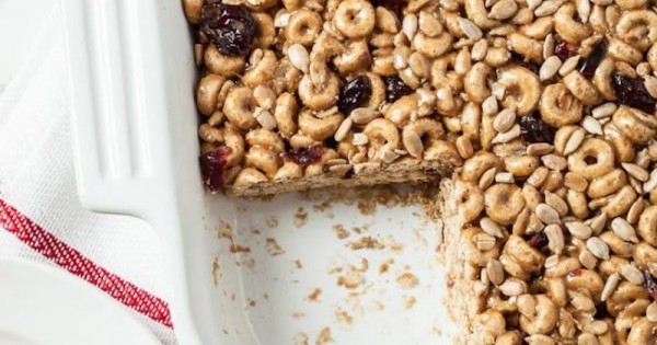 Sunflower Butter Cereal Bars