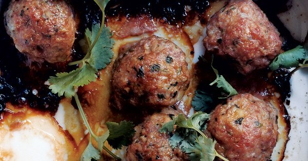 Asian Meatballs with Sesame Lime Dipping Sauce