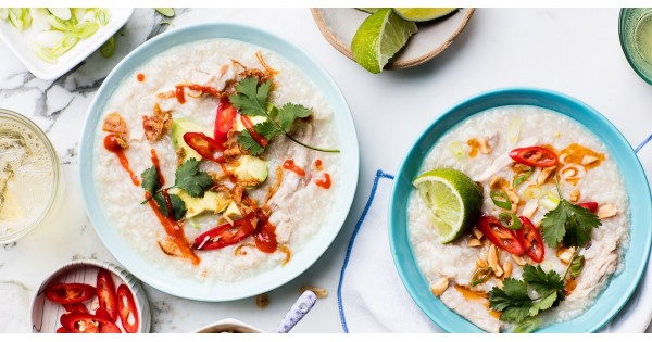 Slow-Cooker Chicken Congee